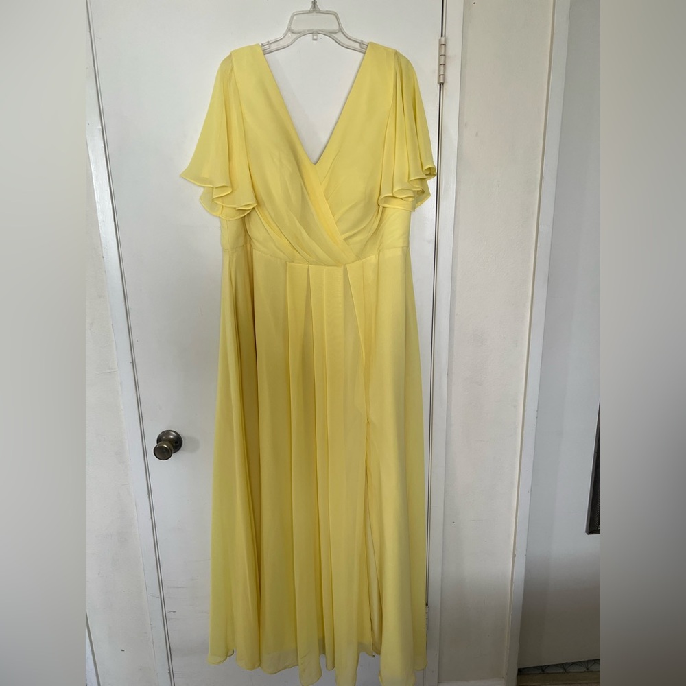 Chic Yellow Maxi Dress